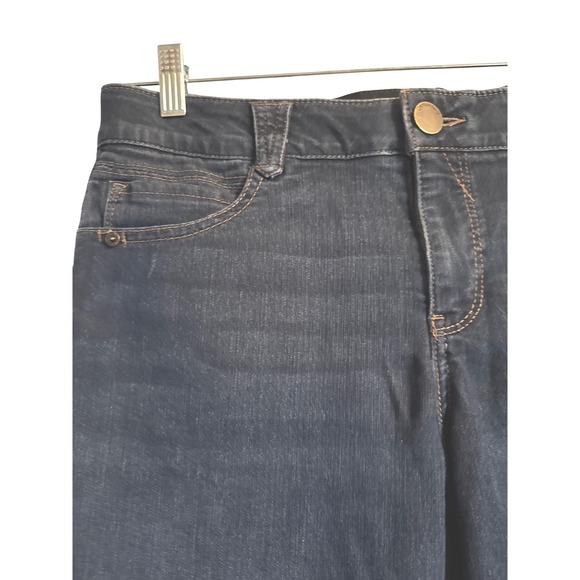 Vacation Modest Slimming Democracy Size 12 Absolution Denim Bermuda Shorts - Picture 3 of 7